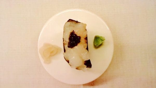 Ricciola og kaviar